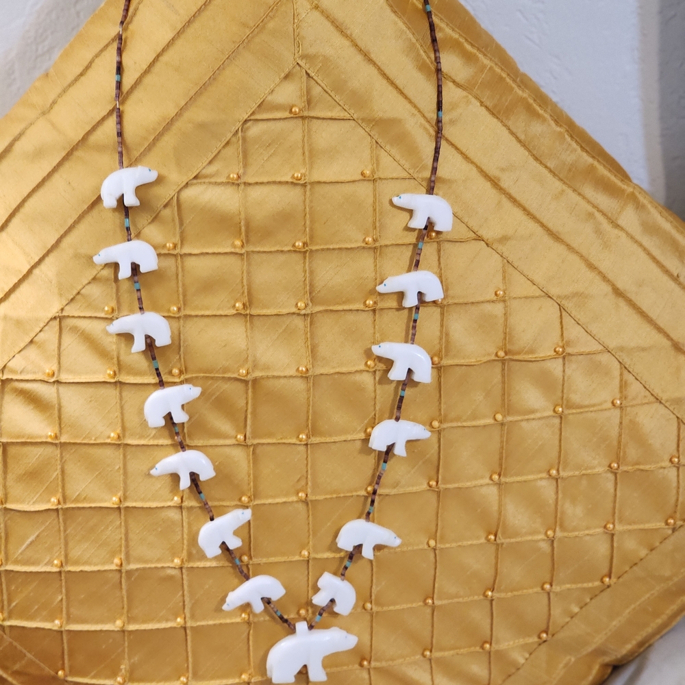 White Bear Necklace